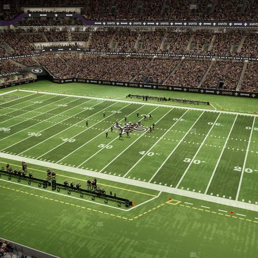 Caesars Superdome - Section 541 Seat View