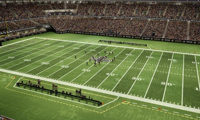 Caesars Superdome - Section 541 Seat View