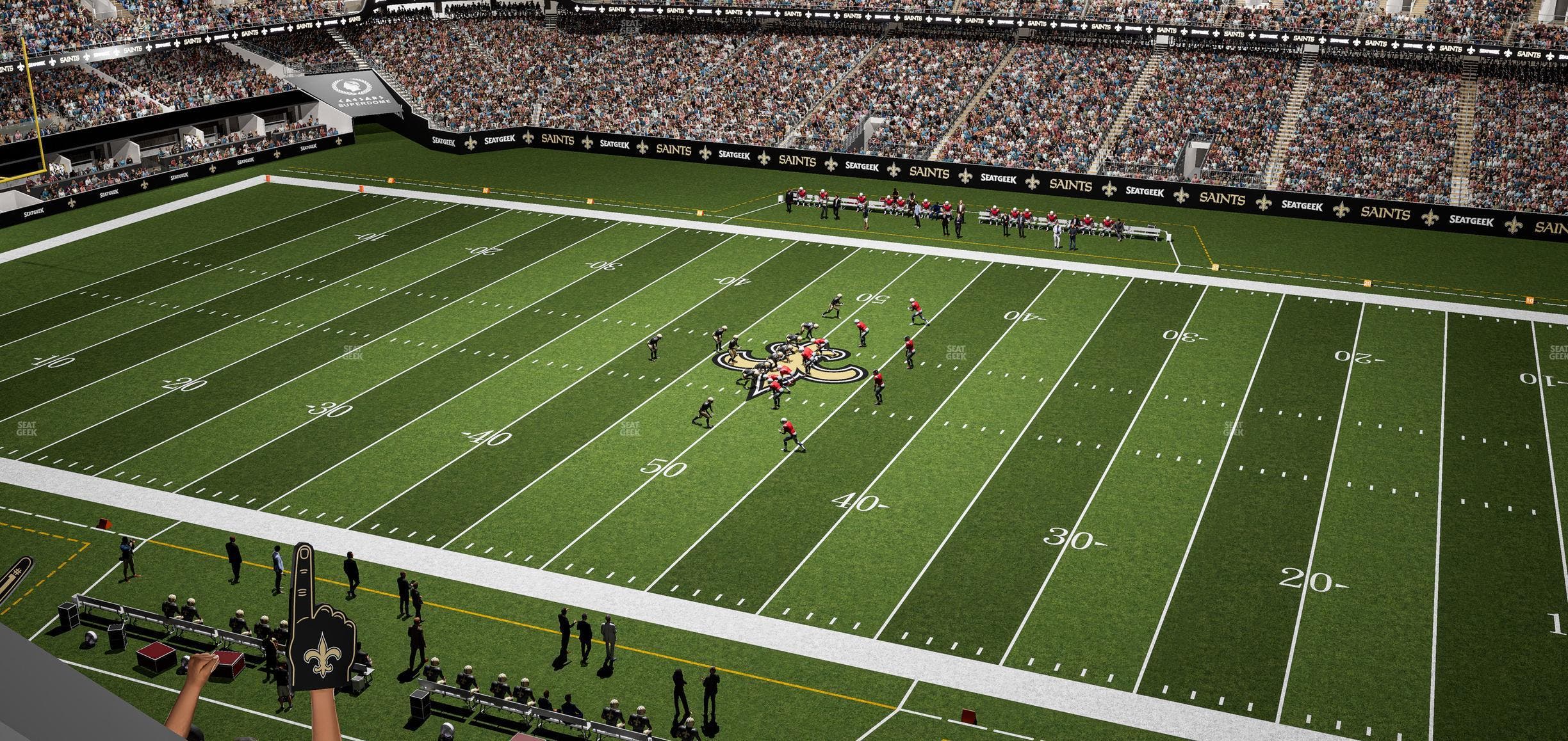 Caesars Superdome - Section 541 Seat View