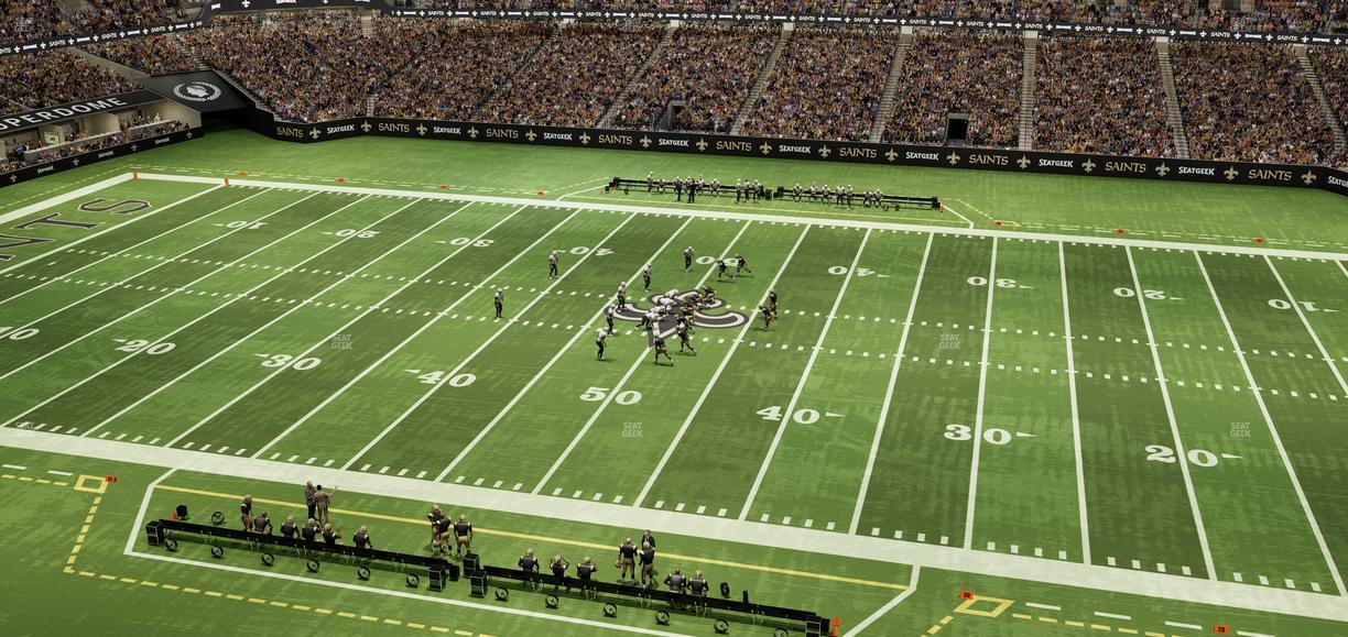 Caesars Superdome - Section 543 Seat View