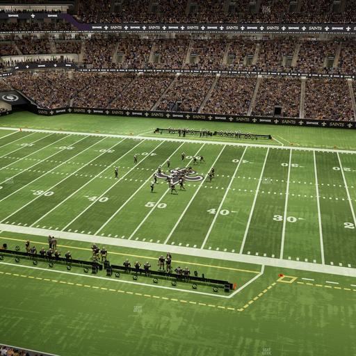 Caesars Superdome - Section 543 Seat View