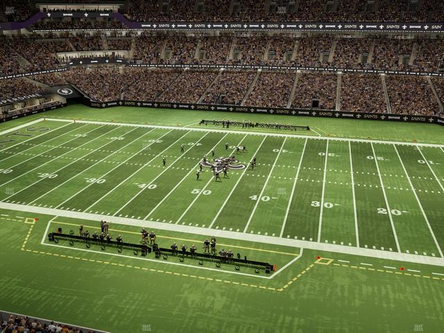 Caesars Superdome - Section 543 Seat View
