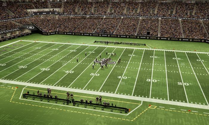 Caesars Superdome - Section 543 Seat View