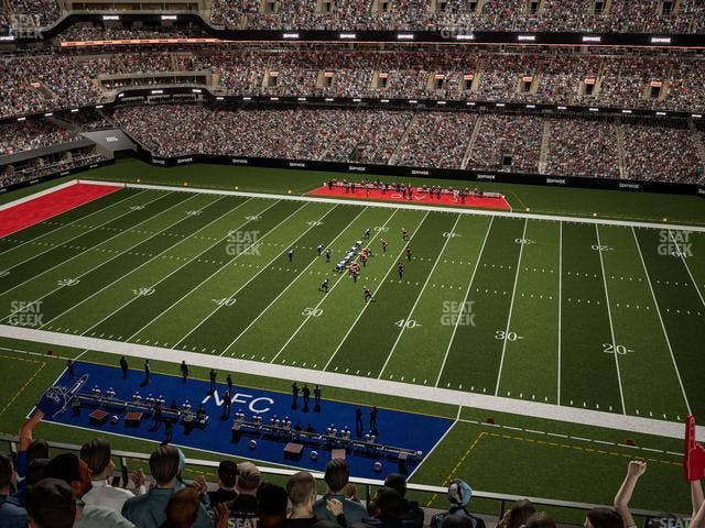 Caesars Superdome - Section 543 Seat View