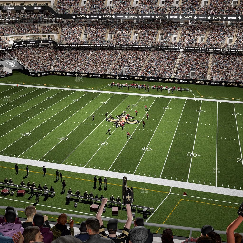 Caesars Superdome - Section 543 Seat View