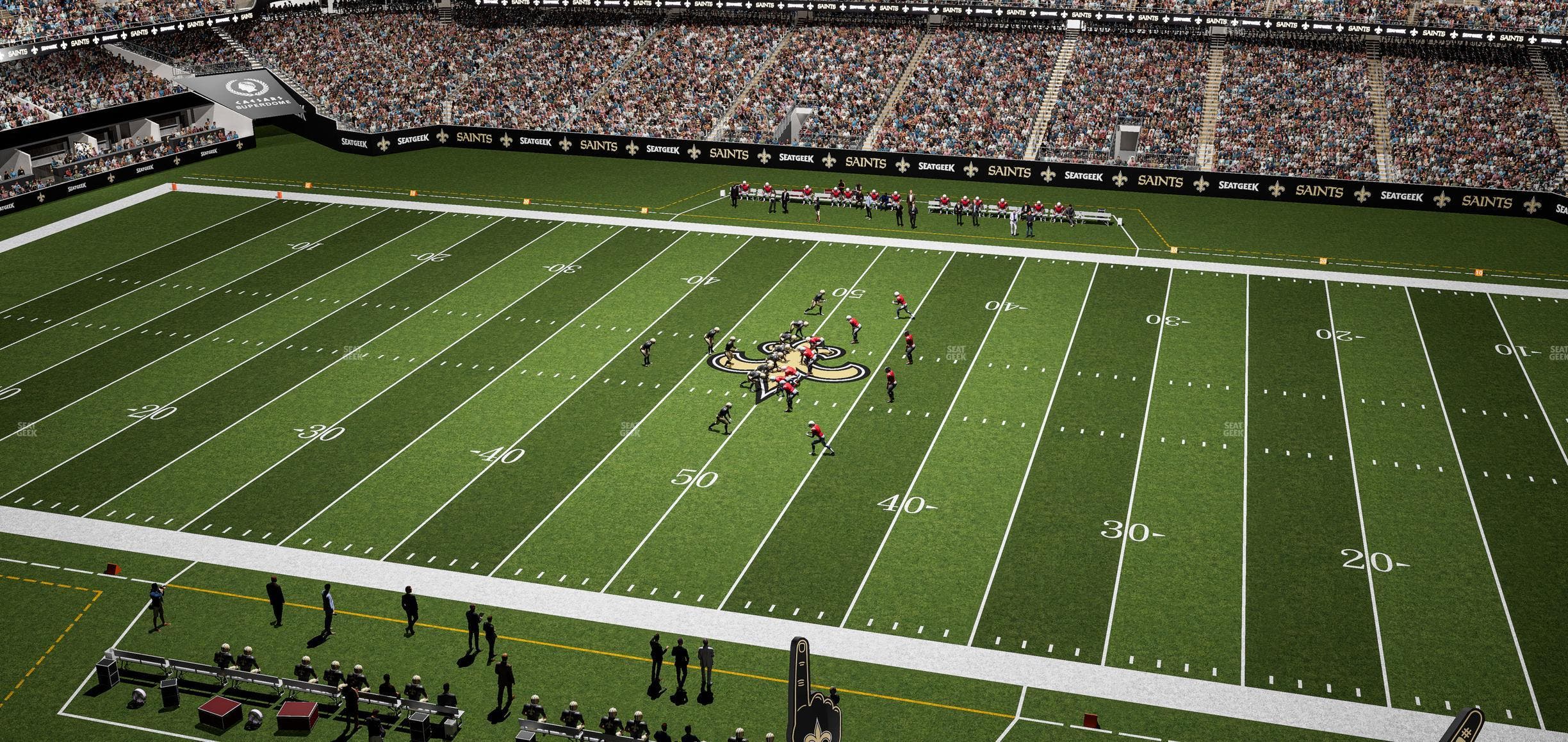 Caesars Superdome - Section 543 Seat View