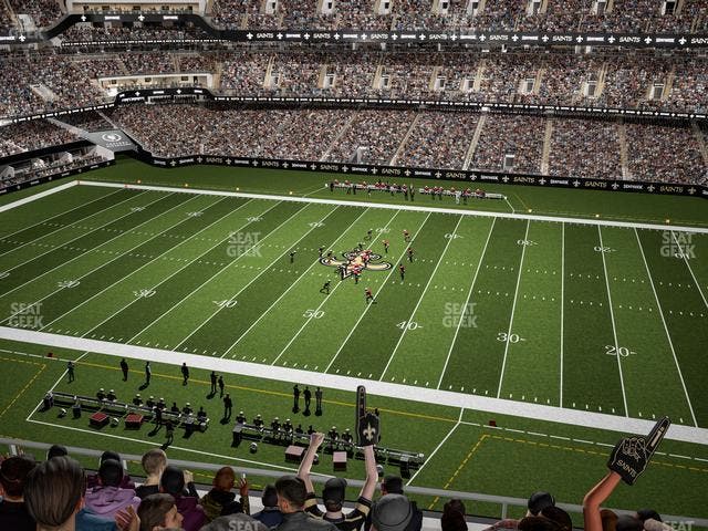 Caesars Superdome - Section 543 Seat View