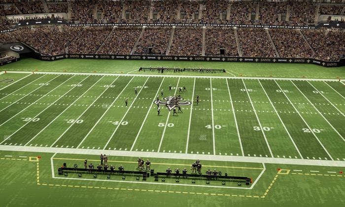 Caesars Superdome - Section 545 Seat View