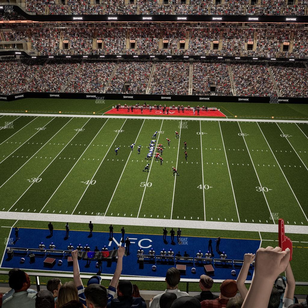 Caesars Superdome - Section 545 Seat View