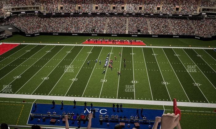 Caesars Superdome - Section 545 Seat View