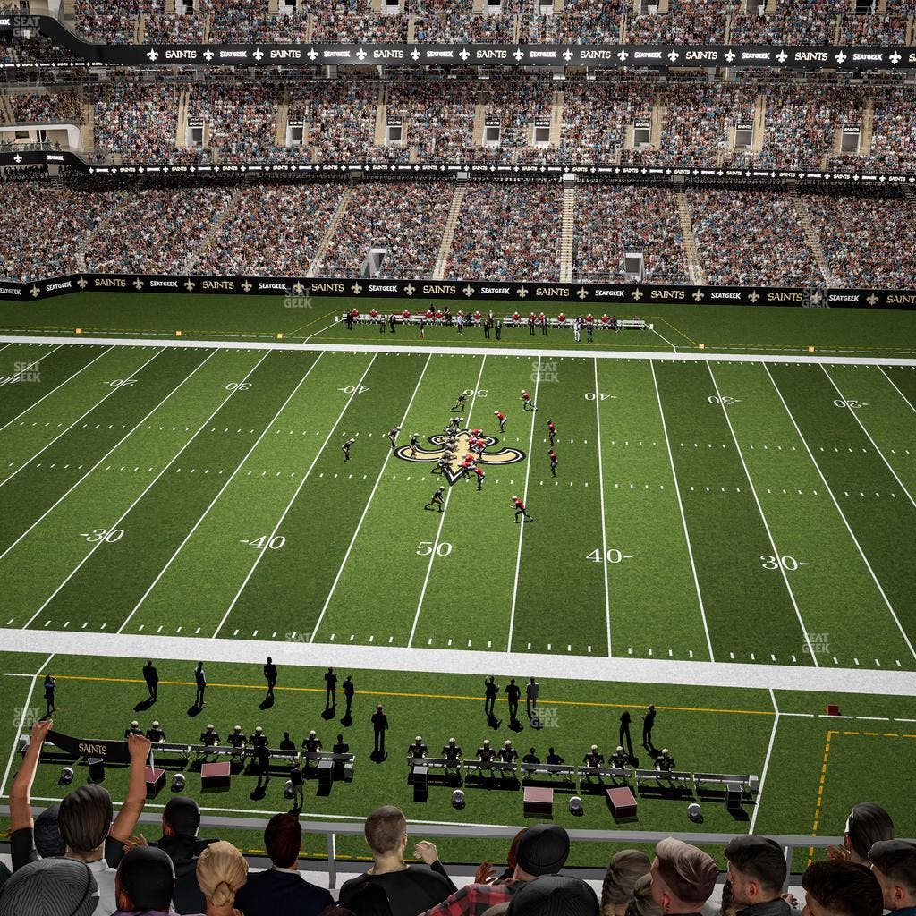 Caesars Superdome - Section 545 Seat View