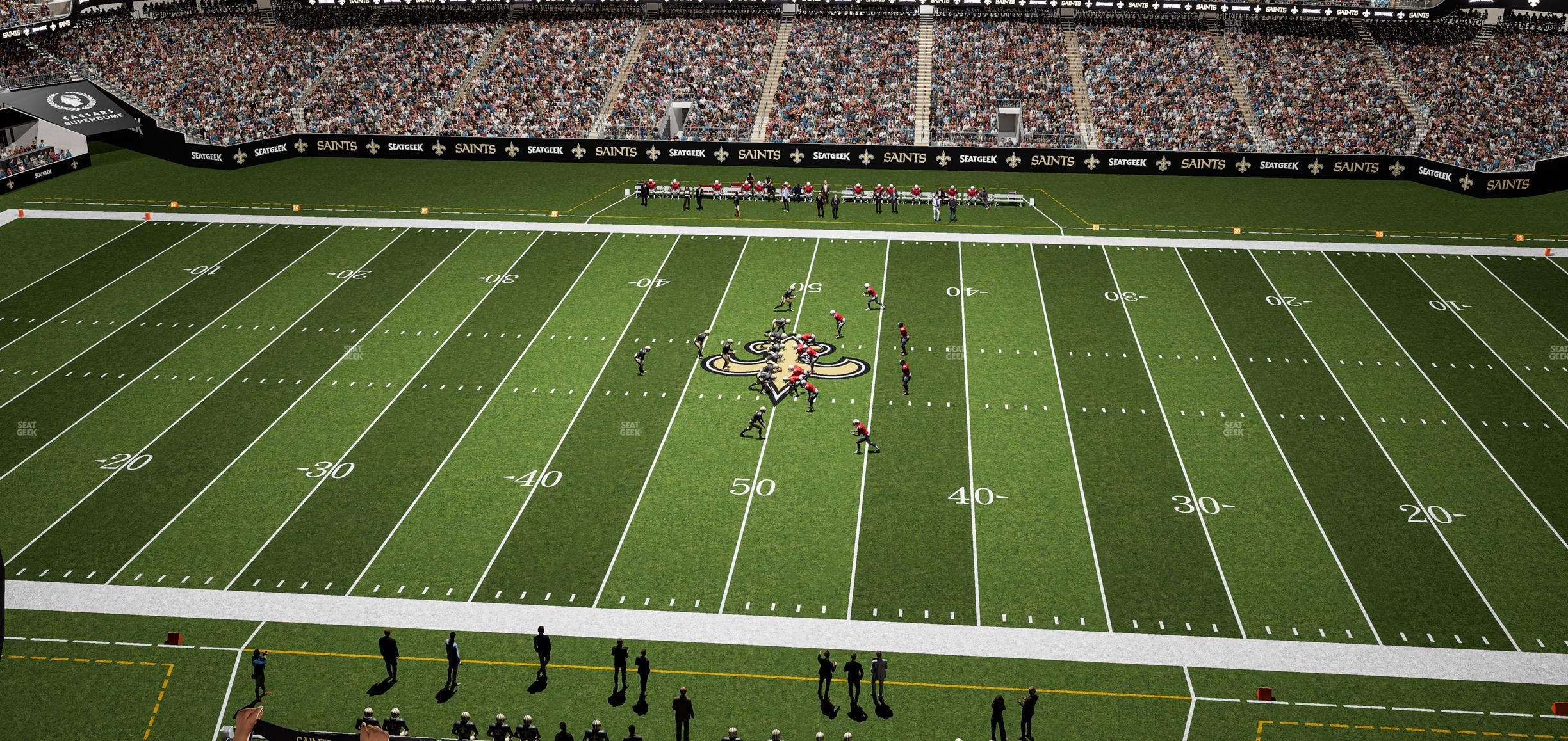 Caesars Superdome - Section 545 Seat View