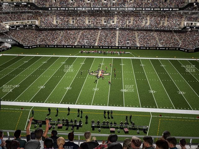 Caesars Superdome - Section 545 Seat View