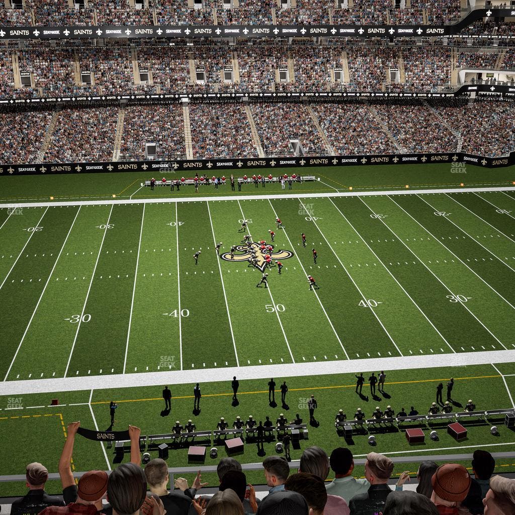 Caesars Superdome - Section 547 Seat View