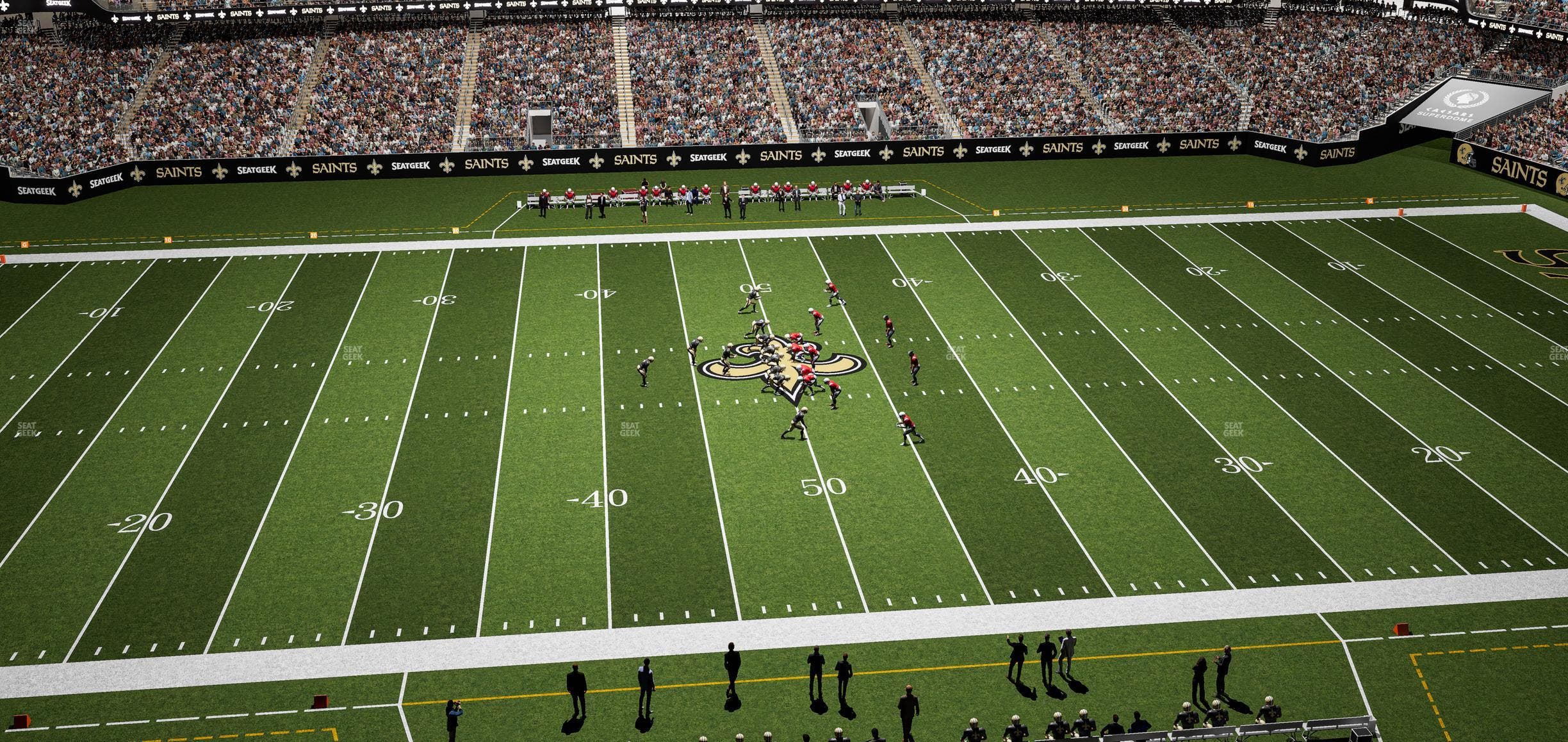 Caesars Superdome - Section 547 Seat View