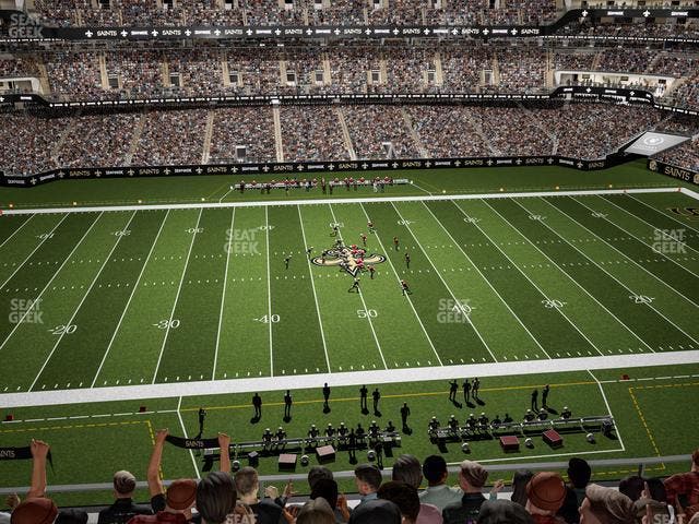 Caesars Superdome - Section 547 Seat View