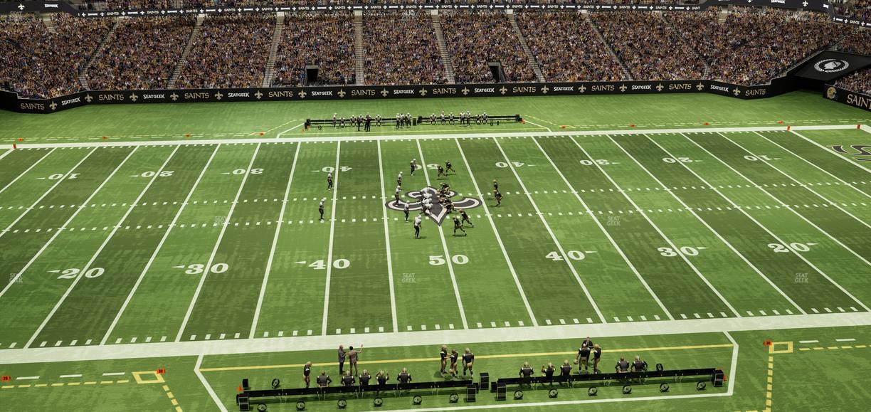 Caesars Superdome - Section 547 Seat View