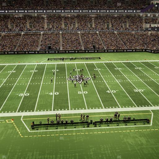 Caesars Superdome - Section 547 Seat View