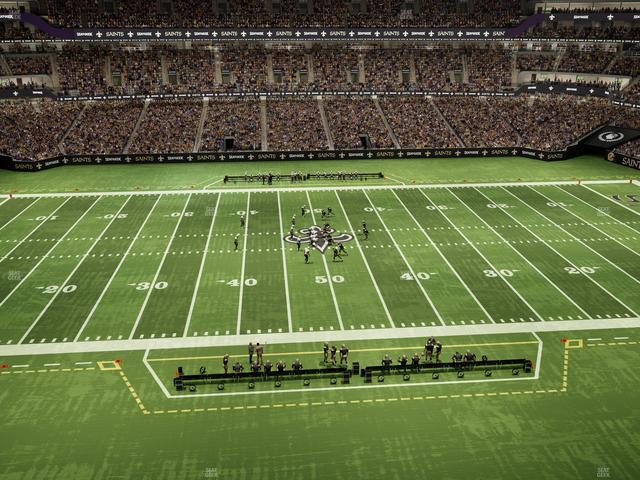 Caesars Superdome - Section 547 Seat View