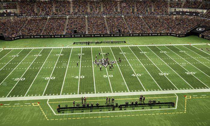 Caesars Superdome - Section 547 Seat View