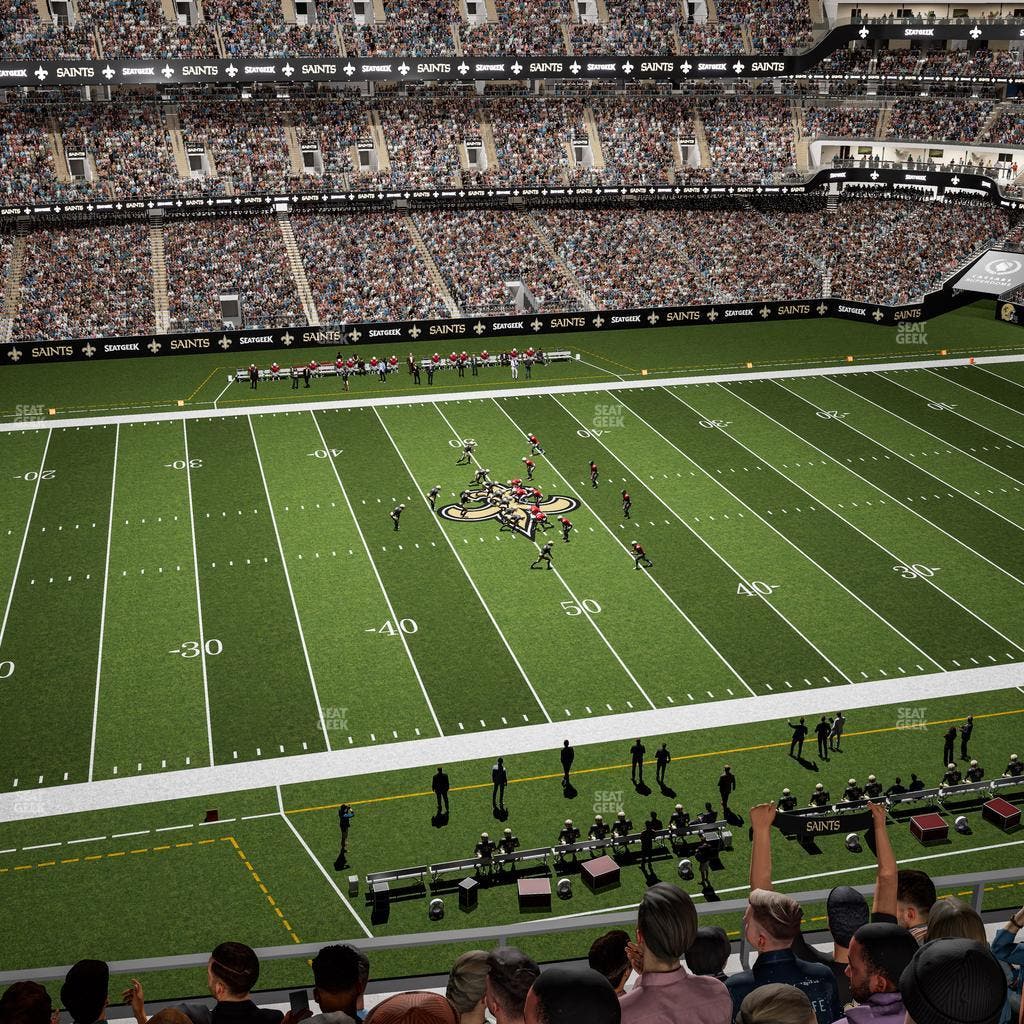Caesars Superdome - Section 549 Seat View