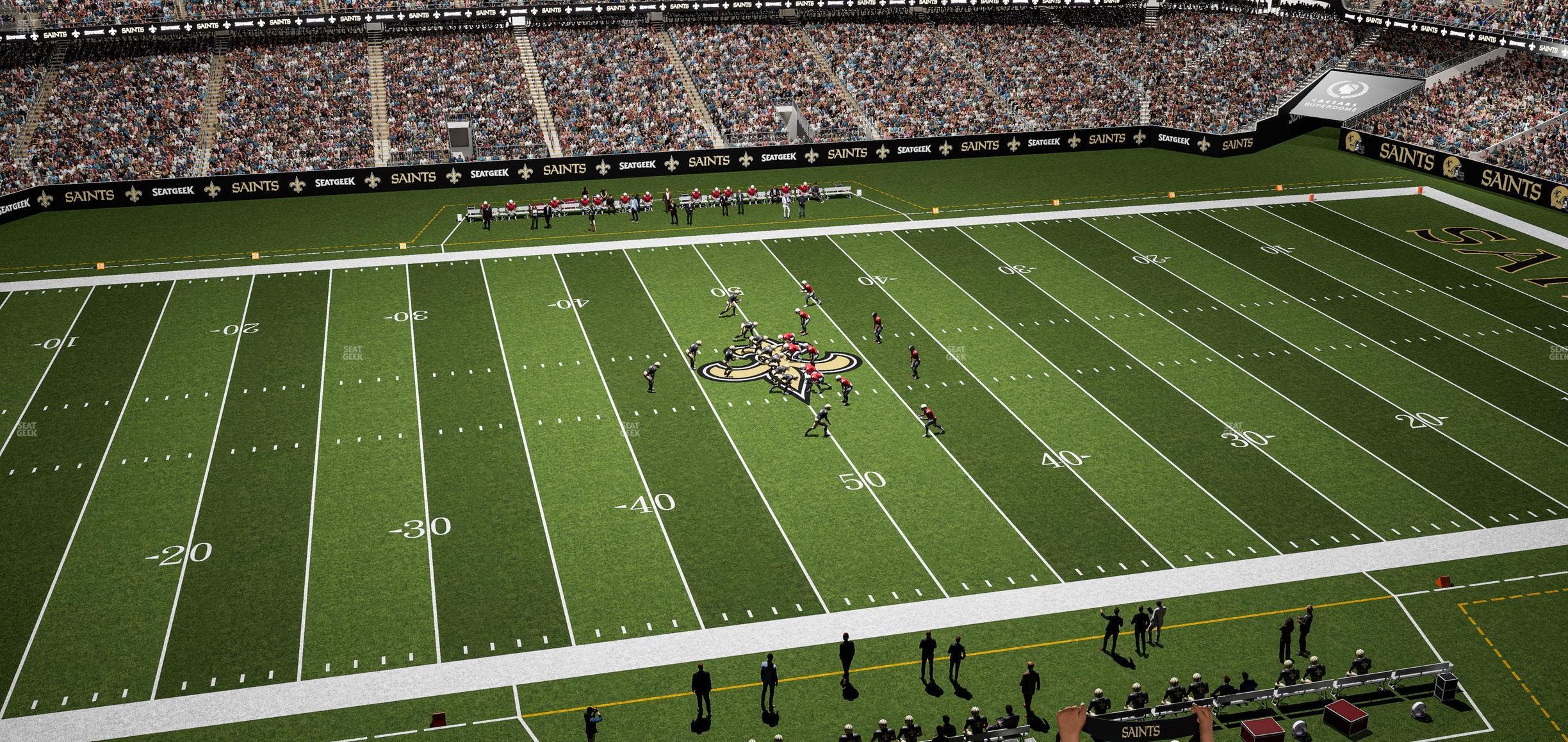 Caesars Superdome - Section 549 Seat View