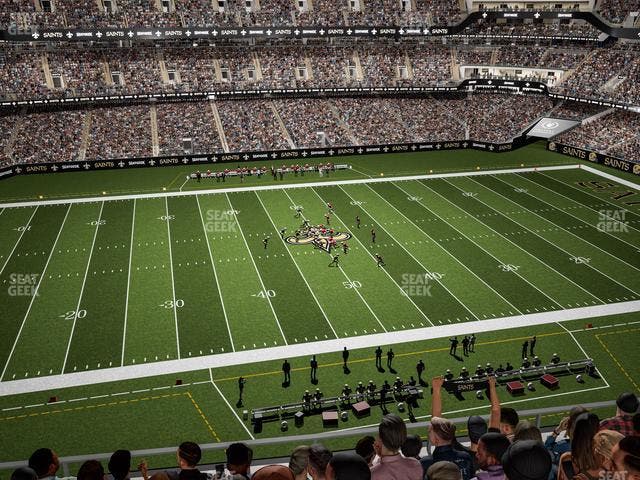 Caesars Superdome - Section 549 Seat View