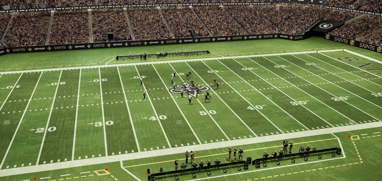 Caesars Superdome - Section 549 Seat View