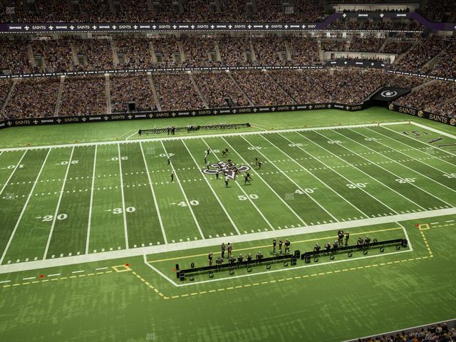 Caesars Superdome - Section 549 Seat View