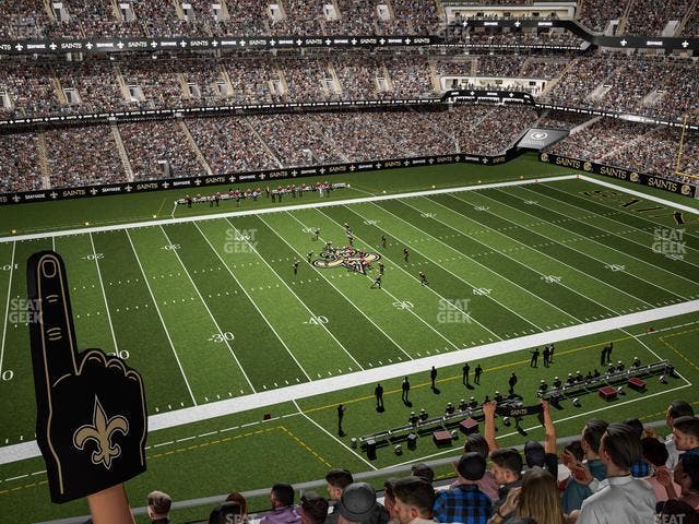 Caesars Superdome - Section 551 Seat View