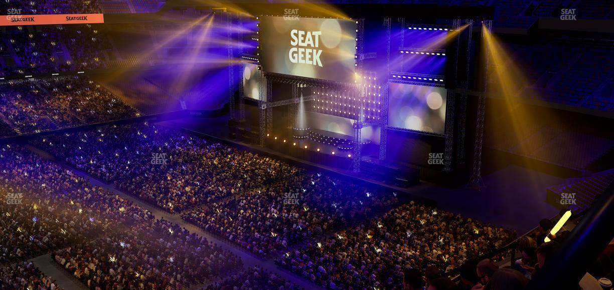 Caesars Superdome - Section 551 Seat View