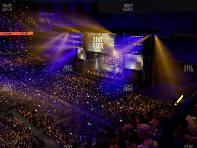 Caesars Superdome - Section 551 Seat View Caesars Superdome - Section 551 Seat View