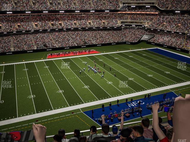 Caesars Superdome - Section 551 Seat View Caesars Superdome - Section 551 Seat View