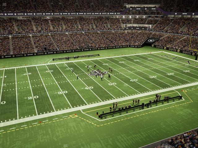 Caesars Superdome - Section 551 Seat View