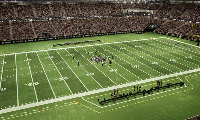 Caesars Superdome - Section 551 Seat View