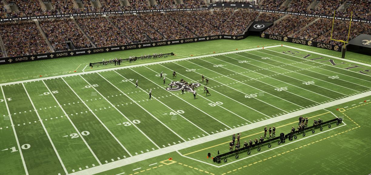 Caesars Superdome - Section 553 Seat View