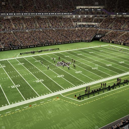 Caesars Superdome - Section 553 Seat View