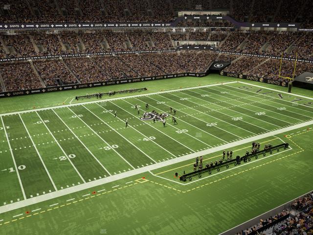 Caesars Superdome - Section 553 Seat View