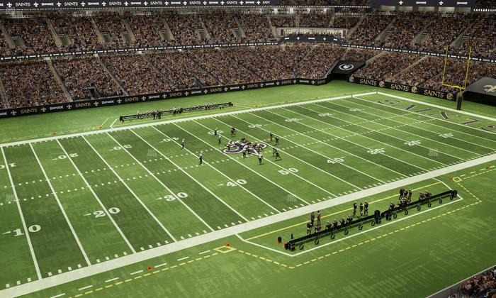 Caesars Superdome - Section 553 Seat View