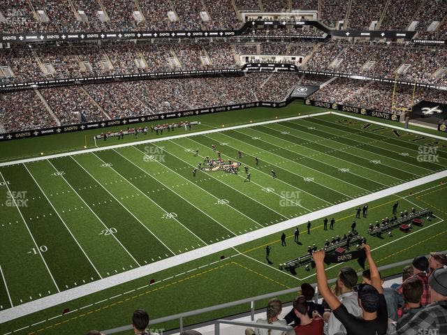 Caesars Superdome - Section 553 Seat View
