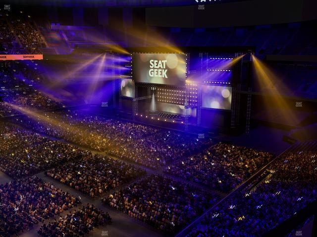 Caesars Superdome - Section 553 Seat View