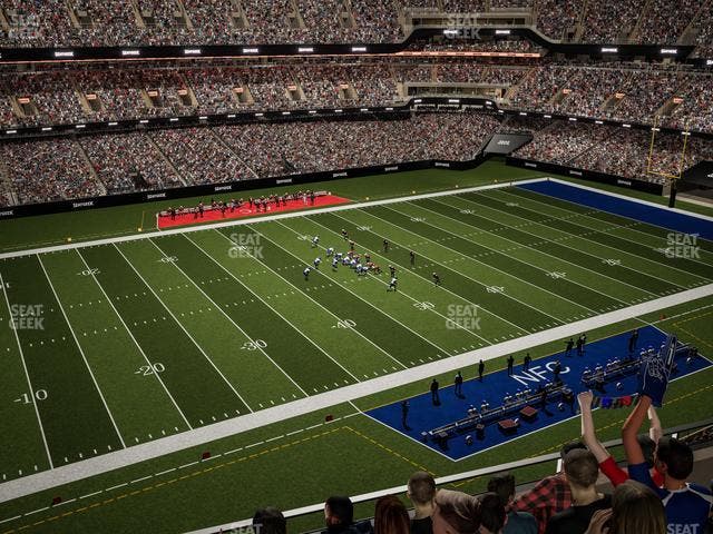 Caesars Superdome - Section 553 Seat View