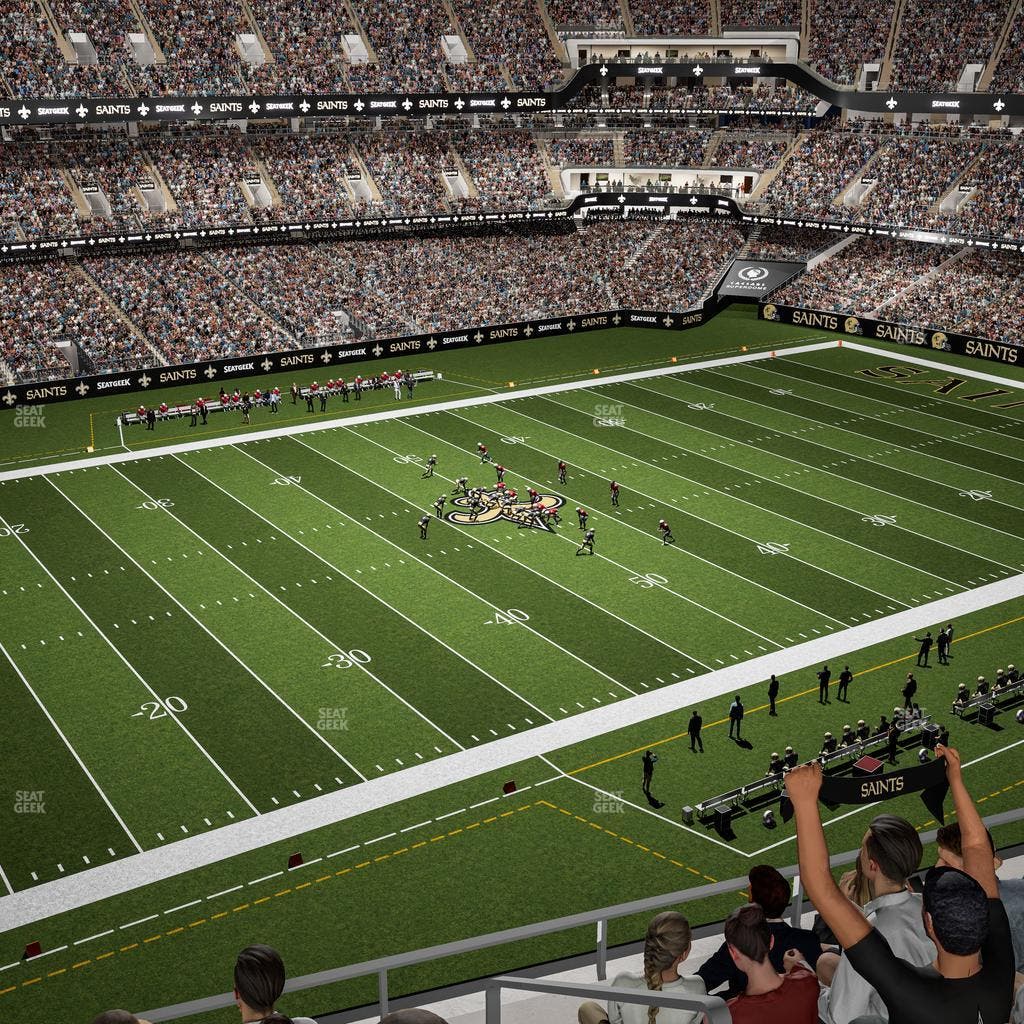Caesars Superdome - Section 554 Seat View