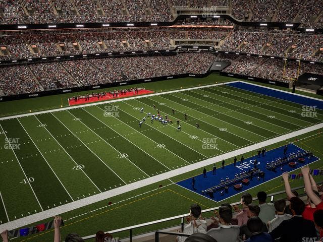 Caesars Superdome - Section 554 Seat View