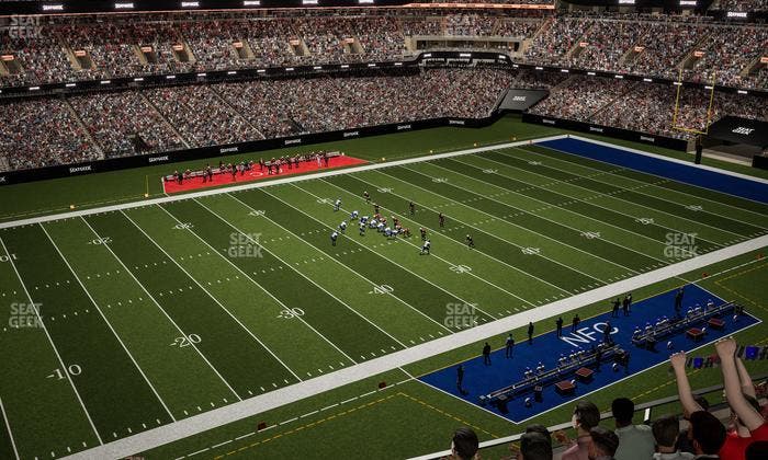 Caesars Superdome - Section 554 Seat View