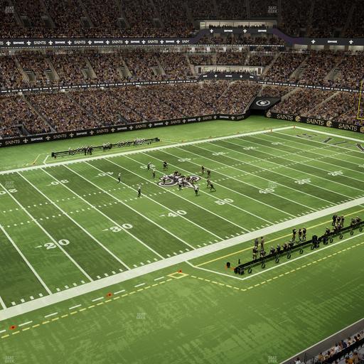 Caesars Superdome - Section 554 Seat View