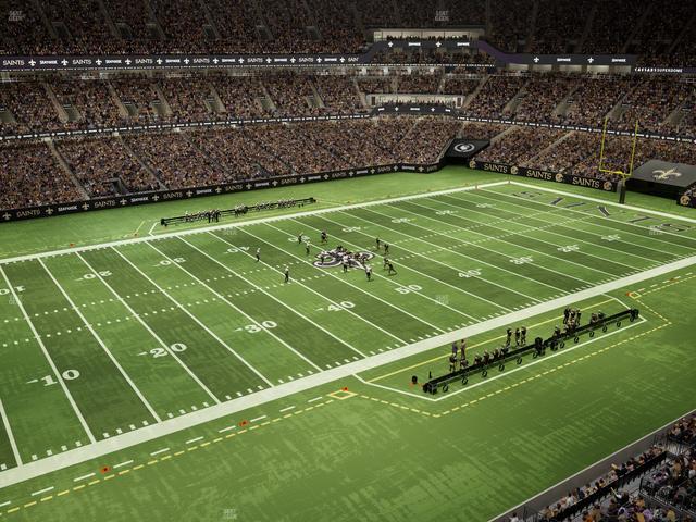 Caesars Superdome - Section 554 Seat View