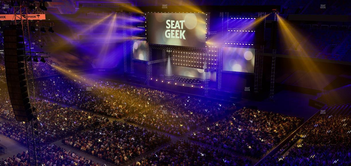 Caesars Superdome - Section 554 Seat View