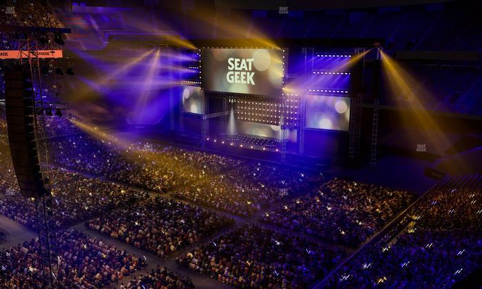 Caesars Superdome - Section 554 Seat View