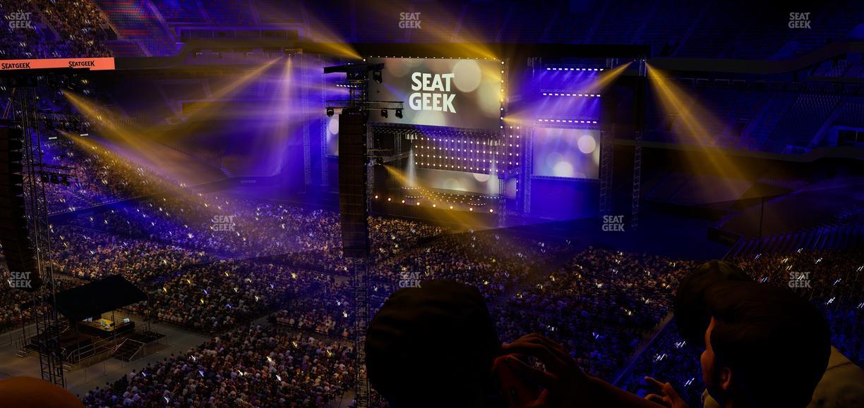 Caesars Superdome - Section 555 Sro Seat View